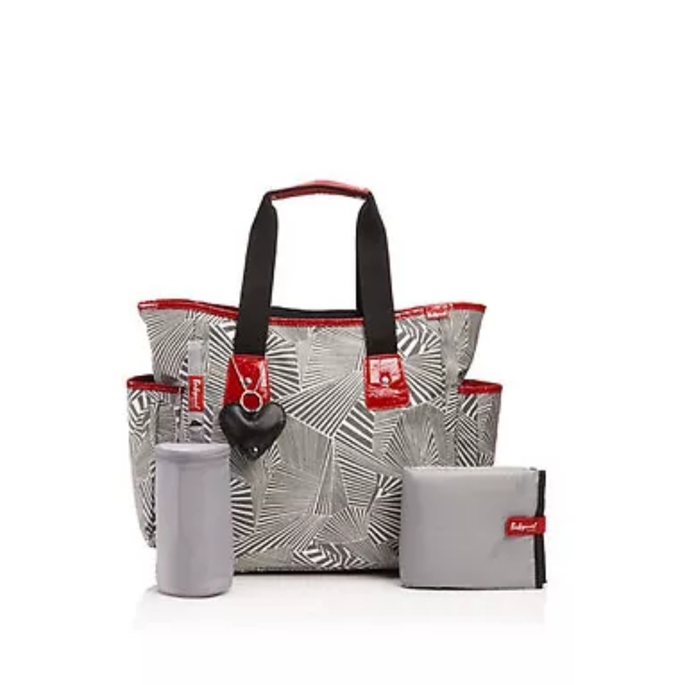 New BABYMEL STORKSAK TOTE DIAPER BAG STROLLERSTRAP TRAVEL CROSSBODY SAT